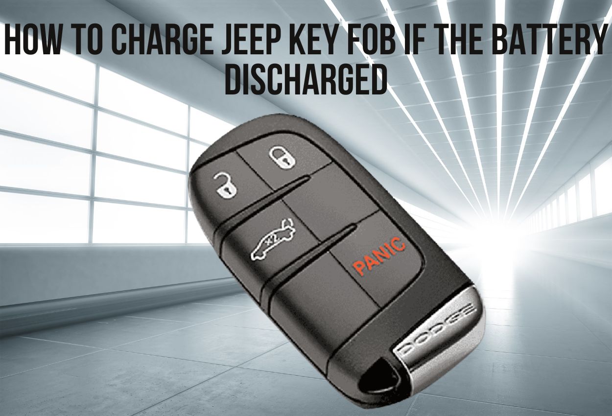 How to charge Jeep key fob