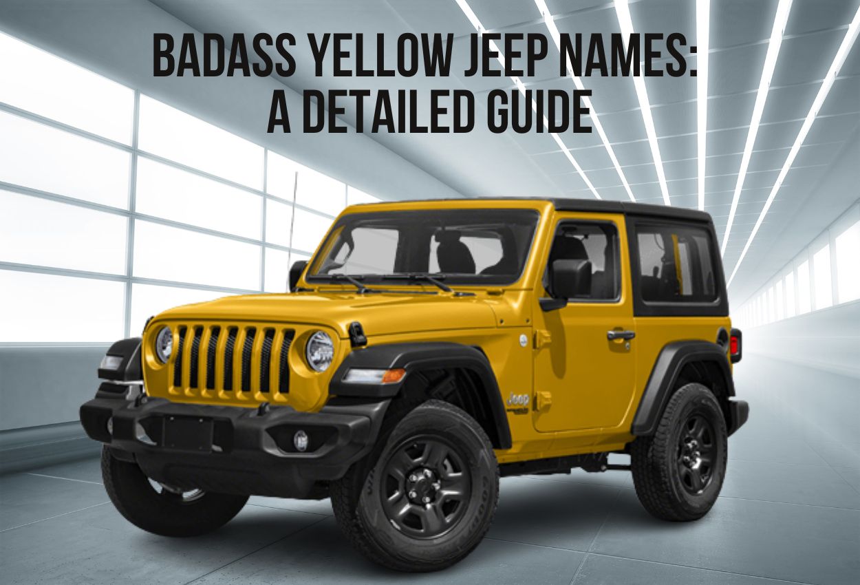 Badass yellow Jeep names